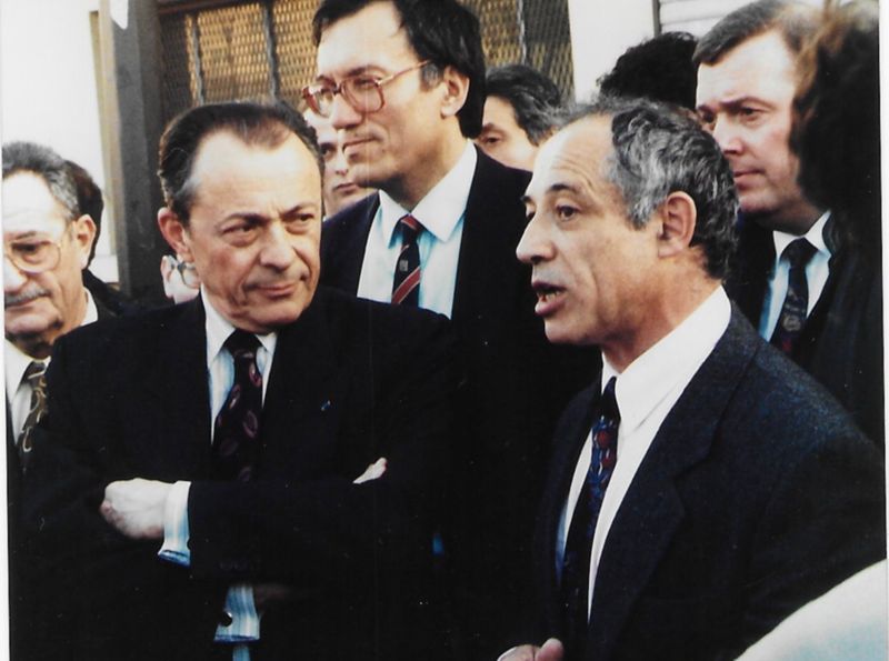 Alain Bénéteau et Michel Rocard (avec Rémy Pech)
