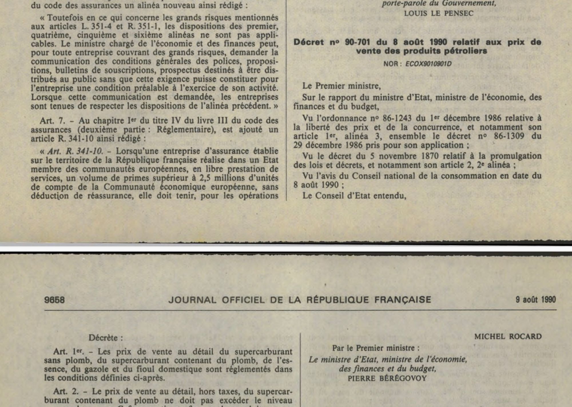 Décret du 8 août 1990 : quand Michel Rocard bloquait les marges des distributeurs de produits pétroliers