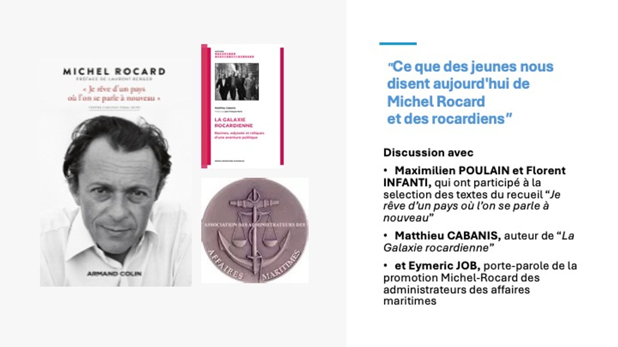 Podscast : Ce que des jeunes nous disent aujourd'hui de Michel Rocard