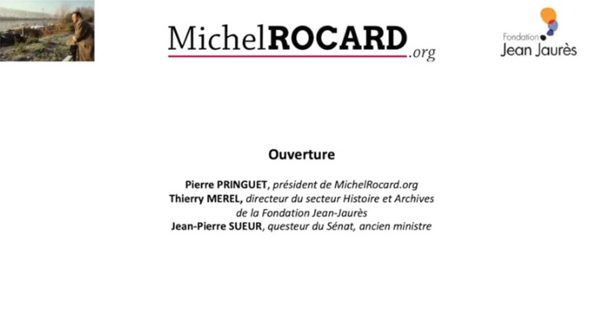 Michel Rocard et l'écologie